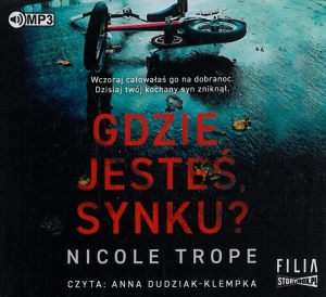 Okładka audiobooka Nicole Trope "Gdzie jesteś synku?"