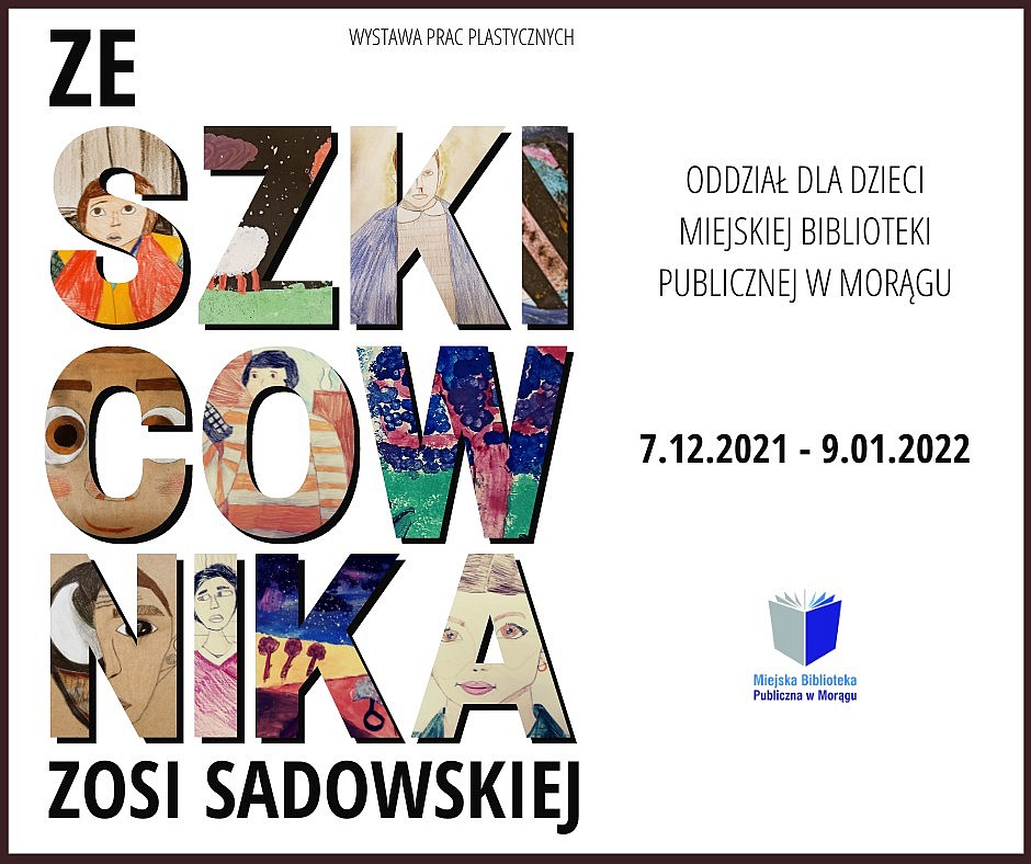 Plakat wystawy "Ze szkicownika Zosi Sadowskiej"